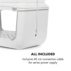 GrowIt Connection Set 3 Teile Verbindungsrahmen/-kabel & Netzteil Weiß -Geschäft Für Haushalts- Und Küchenbedarf 60002397 yy 0003 logo Klarstein GrowIt Connection Kit Verbindungsrahmen