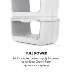 GrowIt Connection Set 3 Teile Verbindungsrahmen/-kabel & Netzteil Weiß -Geschäft Für Haushalts- Und Küchenbedarf 60002397 yy 0004 logo Klarstein GrowIt Multi Adapter Netzteil