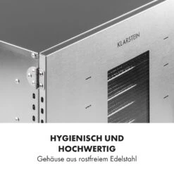 Master Jerky 16 Dörrautomat + Fleischhaken Set 1500W 40-90 °C 15h-Timer Edelstahl Silber -Geschäft Für Haushalts- Und Küchenbedarf 60002668 de 0007 logo